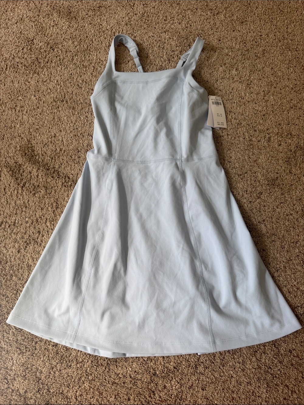 abercrombie kids Pale Blue Square-Neck Tank Dress